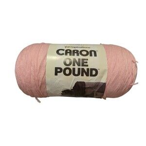 Caron One Pound Yarn Soft Pink 16oz 812 Yds Medium 4 Acrylic Skein Yarnspiration